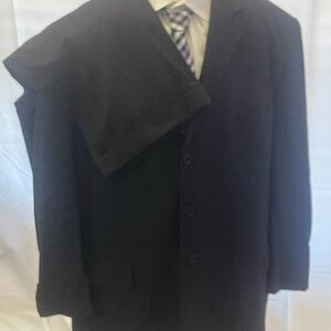 Men's Black Suit Jacket and Pants